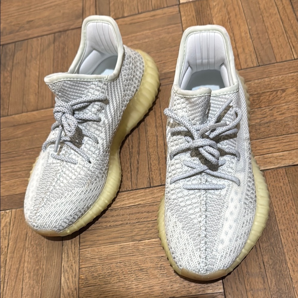 Stylish Gray and Cream Sneakers